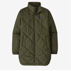 NWT Patagonia Pink Bank Insulated Parka - Pine Needle Green, Small